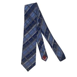 Blue Plaid Sparks John Sparks Dress Ties With Price Tag